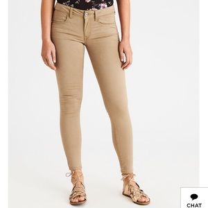 American Eagle Sateen Skinny Jeans